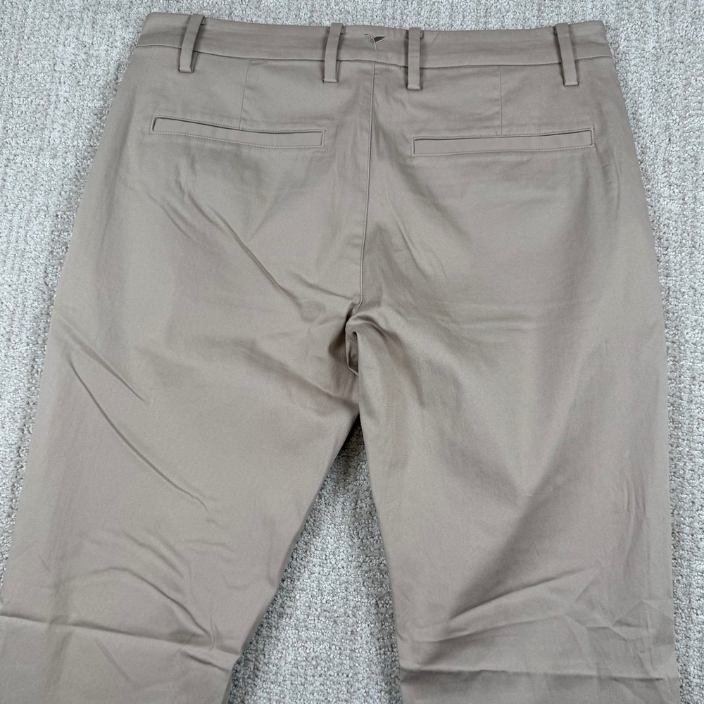 Birddogs Mens 32x32 Beige Stretch Performance Tapered Cotton Nylon Chino Pants - Picture 4 of 9